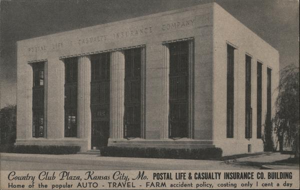 Country Club Plaza, Postal Life & Casualty Insurance Co. Building Kansas City Missouri