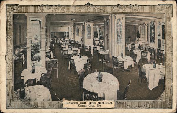 Plantation Grill, Hotel Muelbach Kansas City Missouri