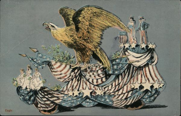 Eagle on Flag Arrangement Kansas City Missouri