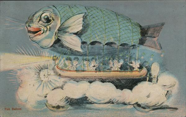 Fish Balloon Carrying Fairies Kansas City Missouri