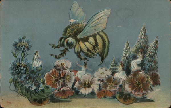 Bee With Fairies and Flowers Kansas City Missouri