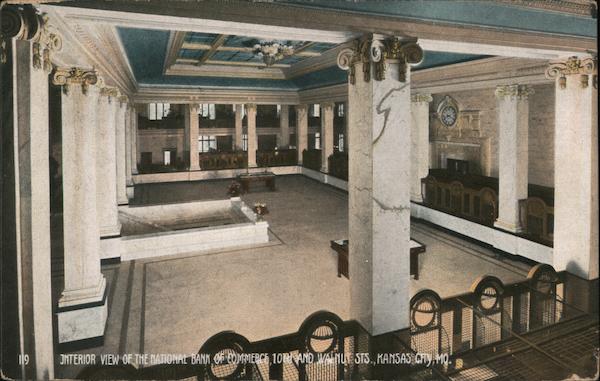 Interior, National Bank of Commerce - 10th and Walnut Street Kansas City Missouri