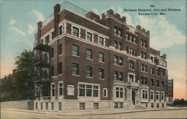 German Hospital 23rd and Holmes Kansas City Missouri