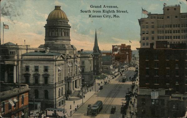 Grand Avenue, South from Eighth Street Kansas City Missouri