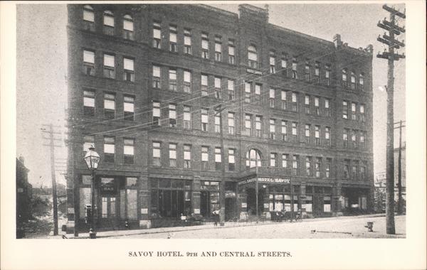 Savoy Hotel, 9th and Central Streets Kansas City Missouri