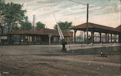 Central Railroad of New Jersey Stations Postcard