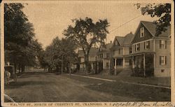 Walnut St. North Of Chestnut St. Cranford, NJ Postcard Postcard Postcard