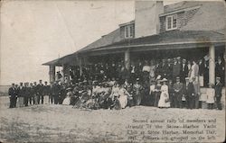 Second Annual Rally of Members of the Stone Harbor Yacht Club New Jersey Postcard Postcard Postcard