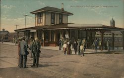 Railroad Station Postcard