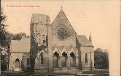 St. Pauls Church Council Bluffs, IA Postcard Postcard Postcard