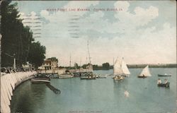 Water Front, Lake Manawa Postcard