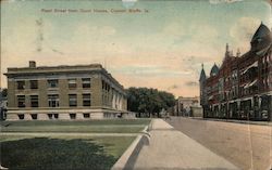 View of Pearl Street from the Court House Postcard