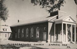 Congregational Church Emporia, KS Postcard Postcard Postcard