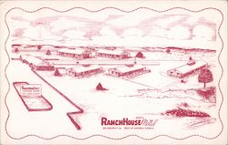 The Ranch House Motel Emporia, KS Postcard Postcard Postcard