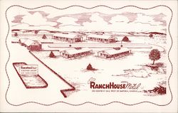 Ranch House Motel Postcard