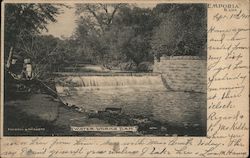 Water Works Dam Postcard
