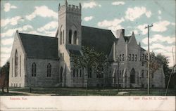 First M.E. Church Emporia, KS Postcard Postcard Postcard