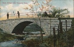 Stone Bridge near Emporia Postcard