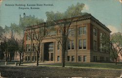Science Building, Kansas State Normal Postcard