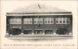 G.W. Newman Dry Goods Company, Established 1868 Postcard