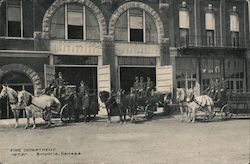 Fire Department Postcard