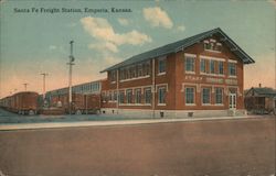 Santa Fe Freight Station Postcard