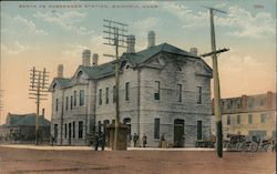 Santa Fe Passenger Station Emporia, KS Postcard Postcard Postcard