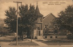 Second Presbyterian Church Emporia, KS Postcard Postcard Postcard