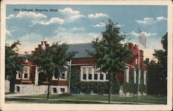 City Library Emporia, KS Postcard Postcard Postcard