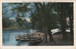 Scene on Cottonwood River Emporia, KS Postcard Postcard Postcard