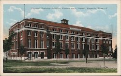 Physical Training Building, Kansas State Normal Postcard