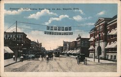 Commercial Street looking North from 4th Avenue Postcard