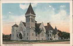 First Presbyterian Church Emporia, KS Postcard Postcard 