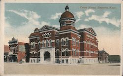 Lyon County Court House Postcard