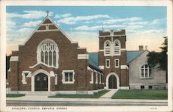 Episcopal Church in Emporia Postcard