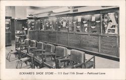 Eckhard's Shoe Store - Petticoat Lane Postcard