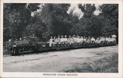 Miniature Steam Railway, Swope Park Zoological Garden Postcard