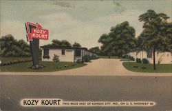 Kozy Kourt Postcard