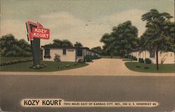 Kozy Kourt Postcard