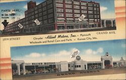 Allied Motors, Inc. Chrysler, Plymouth Cars and Parts Postcard