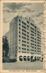 Valentine-On-Broadway Apartment Hotel Postcard