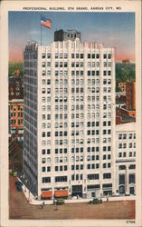 Professional Building - 11th Grand Postcard