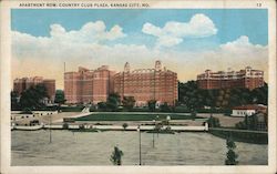 Apartment Row, Country Club Plaza Postcard