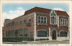Home of Luzier's Special Formula Laboratories, Inc. Postcard