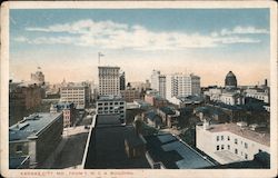 Kansas City, MO From Y.M.C.A. Building Postcard