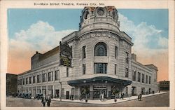 Main Street Theatre in Kansas City, MO Postcard