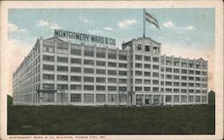 Montgomery Ward & Co. Building Postcard