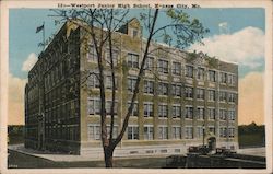 Westport Junior High School Postcard