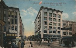 Twelfth Street East from Main Street Postcard