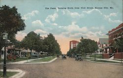 The Paseo, Looking North from 33rd Street Kansas City, MO Postcard Postcard Postcard